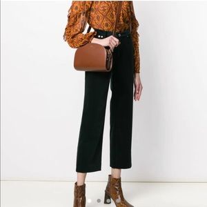 A.P.C. Brown Demi Lune Bag